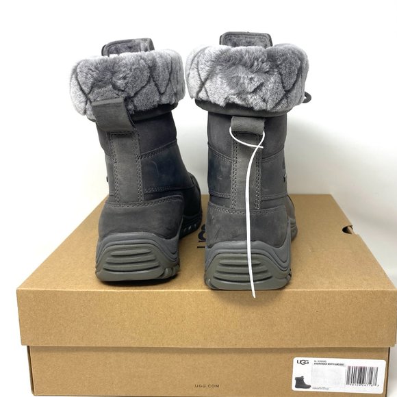 UGG Adirondack 2 Luxe Quilt Grey Leather Women’s - Picture 3 of 10